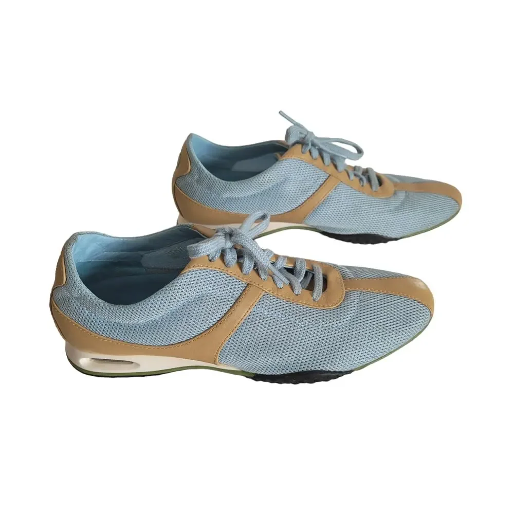 Women's Cole Haan / NikeAir Fashion Oxford Sneakers, Sz. 6.5 Blue Tan